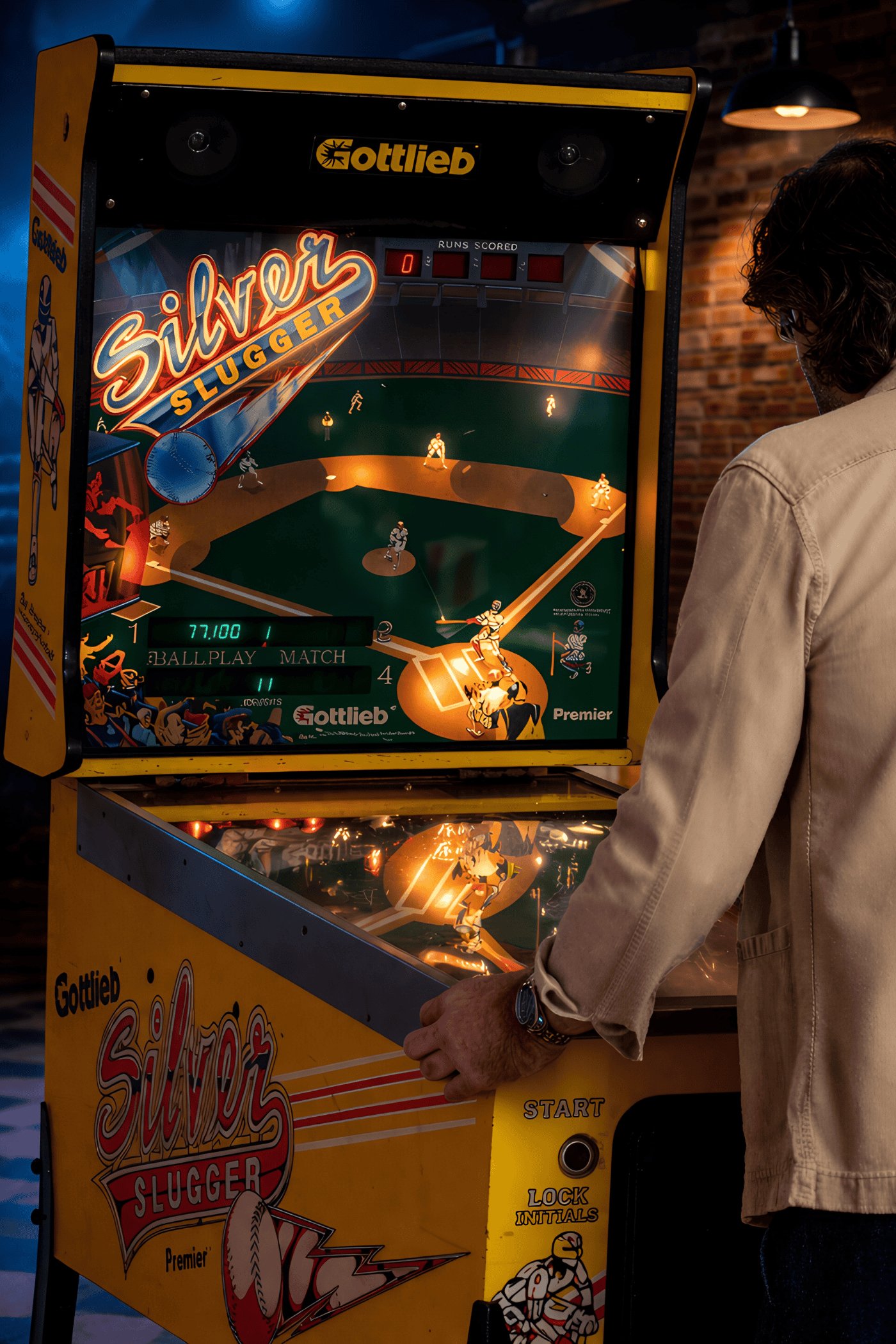 Professional pinball machine
