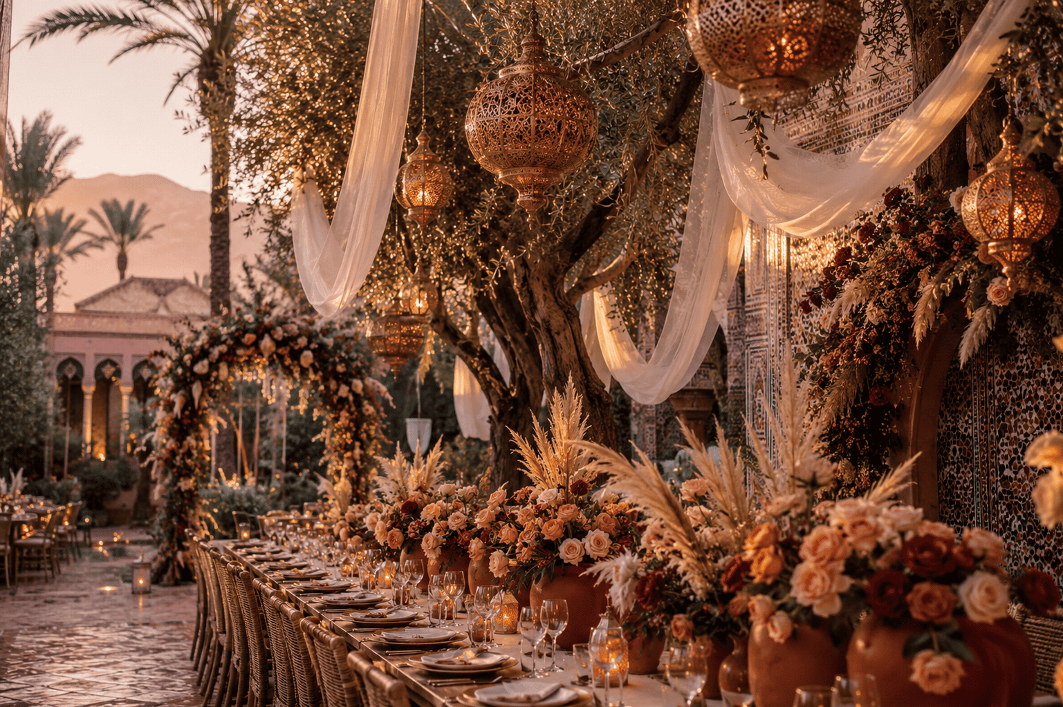 Décoration mariage Maroc